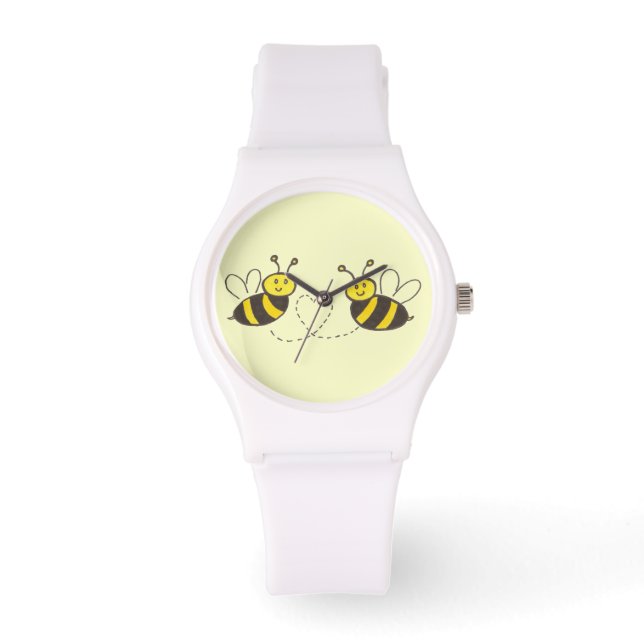 Honey Bees with Heart Sporty Watch (Front)