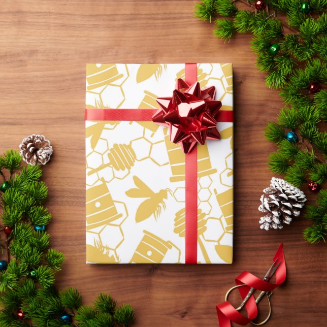 Honey Bees! Wrapping Paper (Holiday Gift)