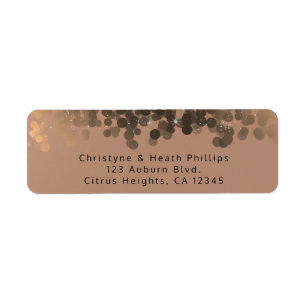 Honey Beige Champagne Golden Sparkle Lights Party