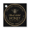 Honey Black Gold Vintage Bee Label Tag