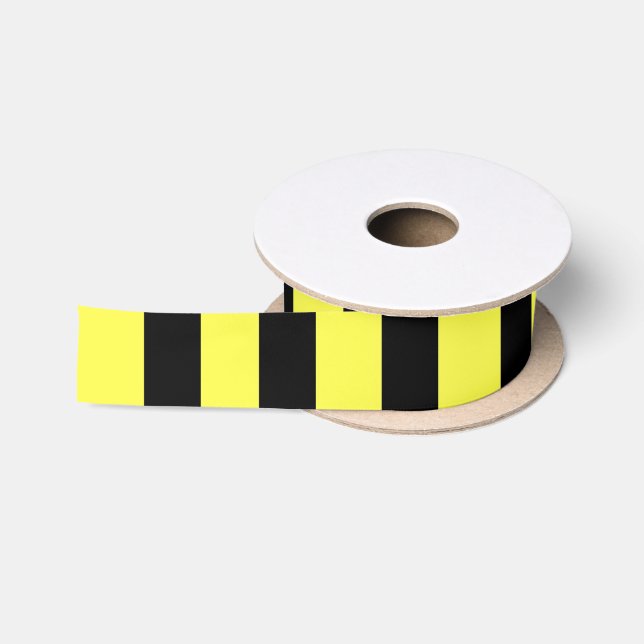 Honey Black Satin Ribbon (Spool)