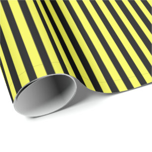 Honey Black Wrapping Paper
