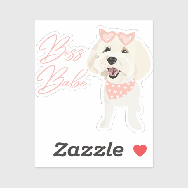 Honey Boss Babe Custom-Cut Vinyl Sticker (Sheet)