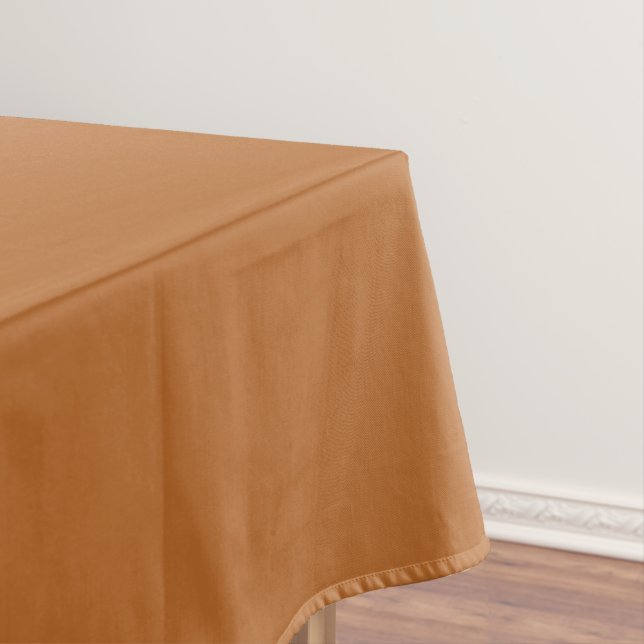 Honey Brown Solid Colour | Classic | Elegant  Tablecloth (In Situ)
