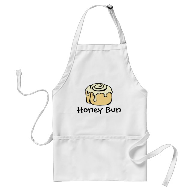Honey Bun Cute Cinnamon Roll Funny Quote Kitchen Standard Apron (Front)