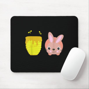 Honey Bunny Cute & Funny Rabbit Animal Lovers Mouse Mat