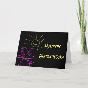 ***HONEY BUNNY*** HAPPY BIRTHDAY TO "YOU" CARD