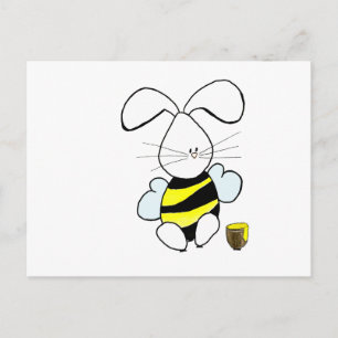 Honey Bunny Postcard