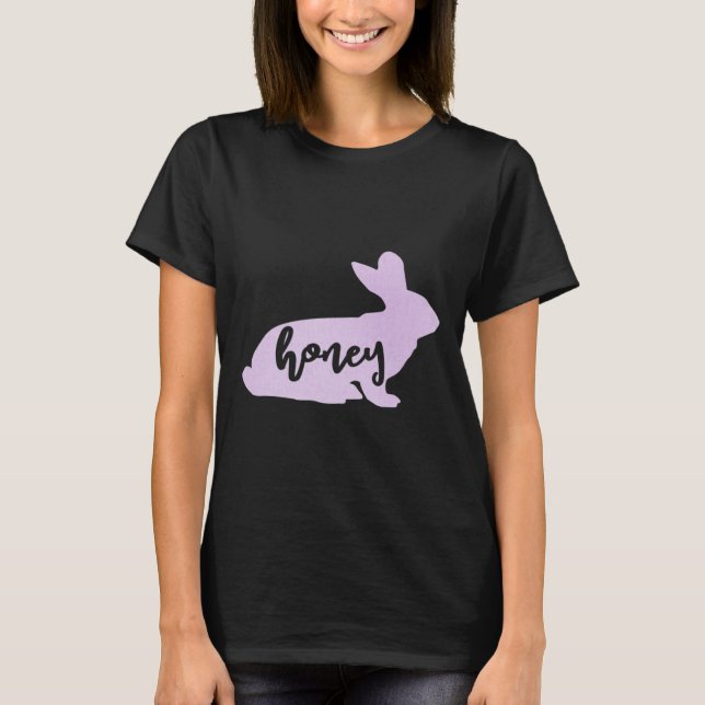 Honey Bunny Rabbit Easter Gift Tee  (Front)