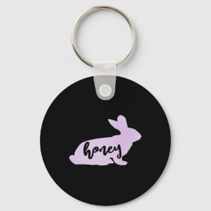 Honey Bunny Rabbit Easter Gift Tee  Key Ring