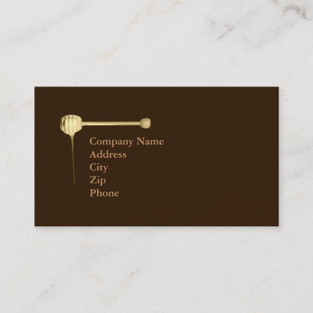 Honey Business Card (Front)