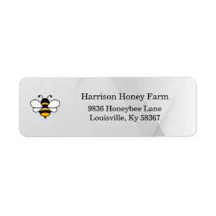Honey Business Return Address Label