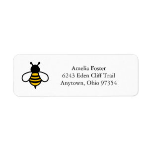 Honey Business Return Address Label