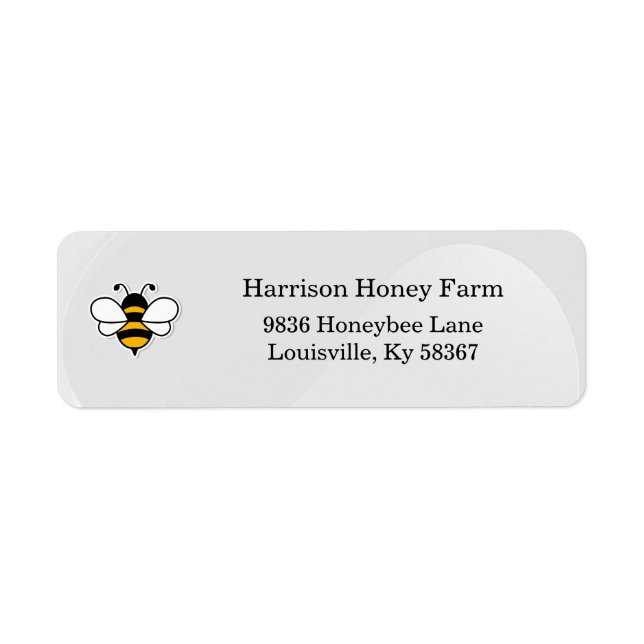 Honey Business Return Address Label (Front)