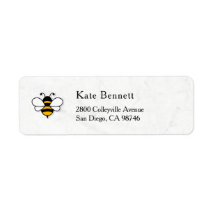 Honey Business  Return Address Label