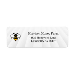 Honey Business Return Address Label