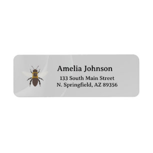Honey Business  Return Address Label