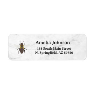 Honey Business  Return Address Label