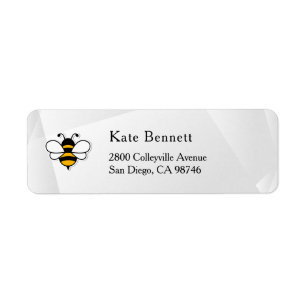 Honey Business  Return Address Label