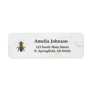 Honey Business  Return Address Label