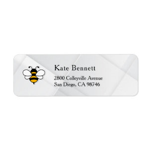 Honey Business  Return Address Label
