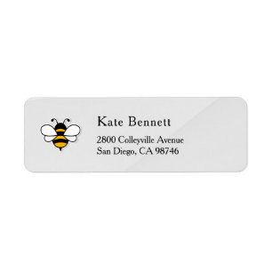 Honey Business  Return Address Label