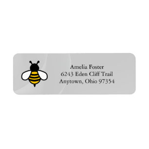 Honey Business Return Address Label
