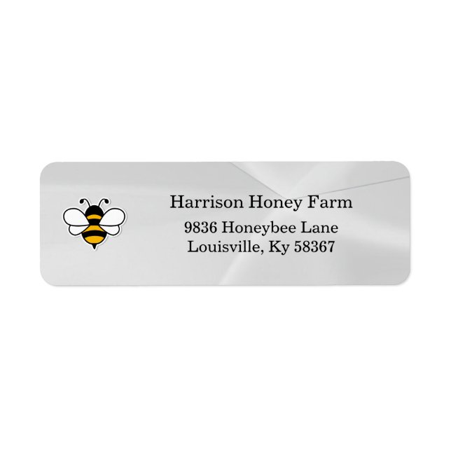 Honey Business Return Address Label (Front)