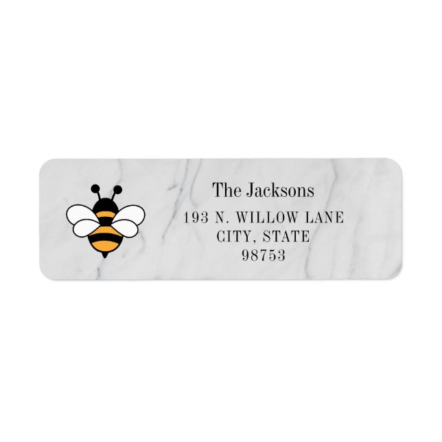 Honey Business Return Address Label (Front)