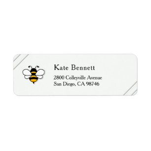 Honey Business  Return Address Label