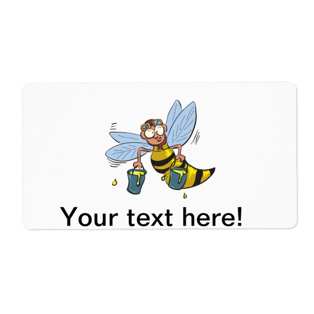 Honey cartoon bee (Front)