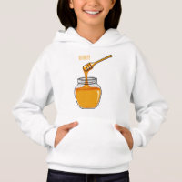 Honey cartoon illustration