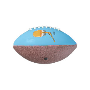 Honey cartoon illustration american football