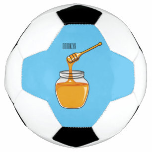 Honey cartoon illustration football