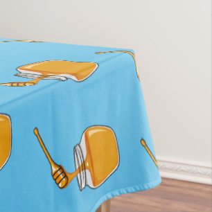 Honey cartoon illustration  tablecloth