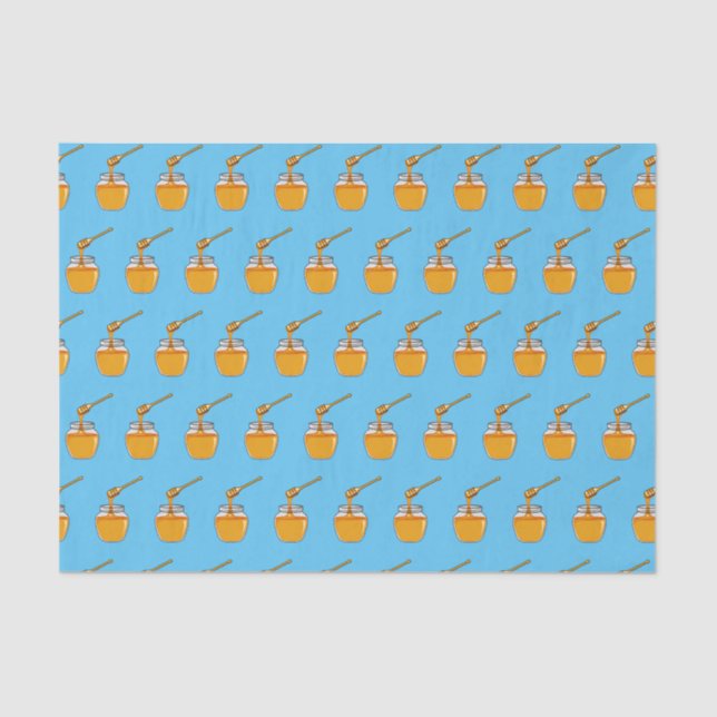 Honey cartoon illustration  tissue paper (Front)