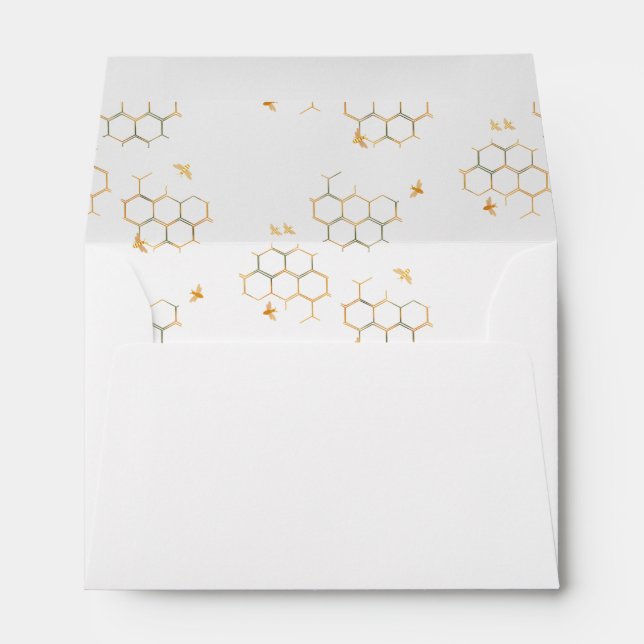 Honey Combs & Bees Envelopes (Back (Bottom))