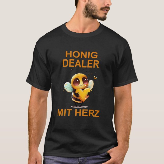 Honey dealer beekeeper beekeeping bee grower honey T-Shirt (Front)