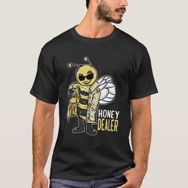 Honey Dealer For Beekeepers Bee T-Shirt (Front)