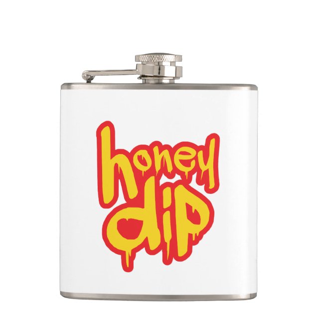 honey dip hip flask (Front)