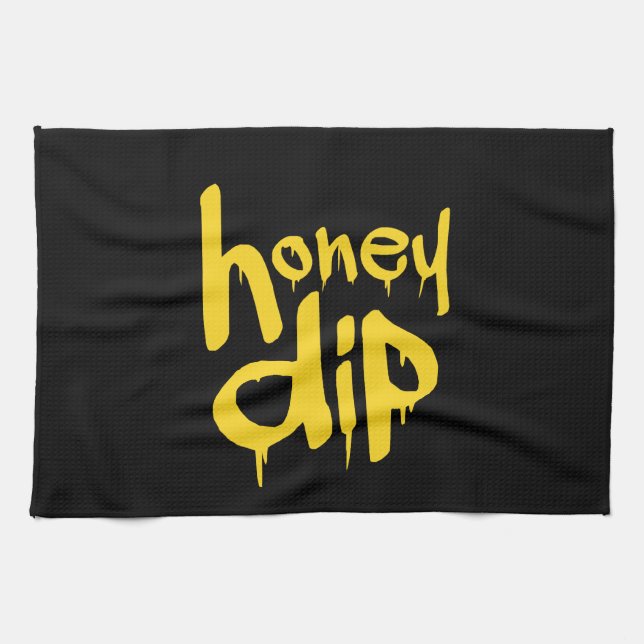 honey dip tea towel (Horizontal)