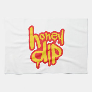 honey dip tea towel