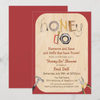 Honey Do Couples Shower Invitation