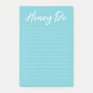Honey Do List with Checkboxes Notepad