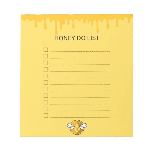 Honey Do Notepad (Front)