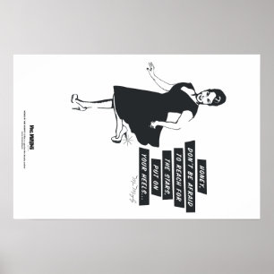 Honey, don't be afraid to reach for the stars... poster