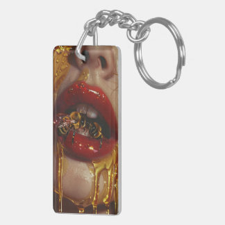 Honey Drip Beauty – Sensual Golden Portraits of Wo Key Ring