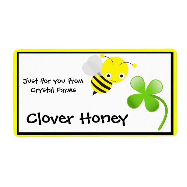 Honey Food Labels (Front)