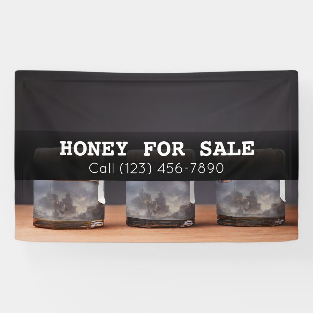 Honey for Sale Apiculture Business Banner (Horizontal)