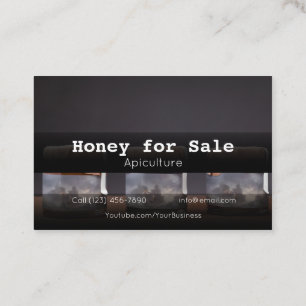 Honey for Sale Apiculture Business Company  Business Card